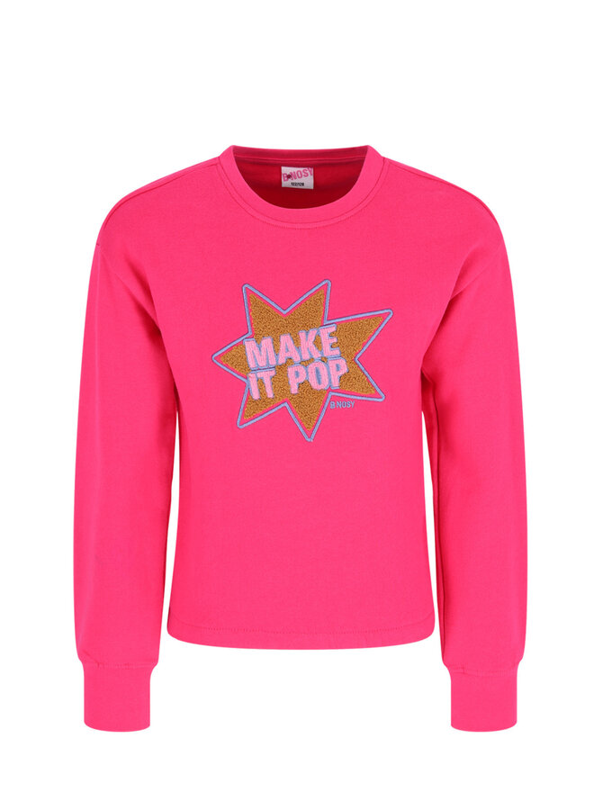 B.Nosy Shelly Sweater Y608-5355 | Bright Rose-204 (W26)
