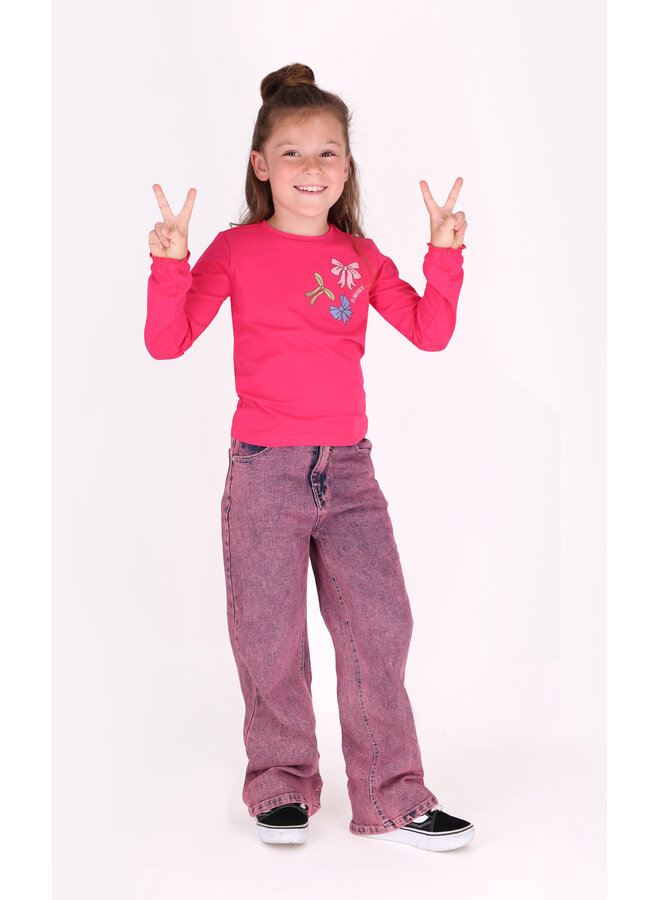 B.Nosy Tonia Long Sleeve Y608-5453 | Bright Rose-204 (W26)
