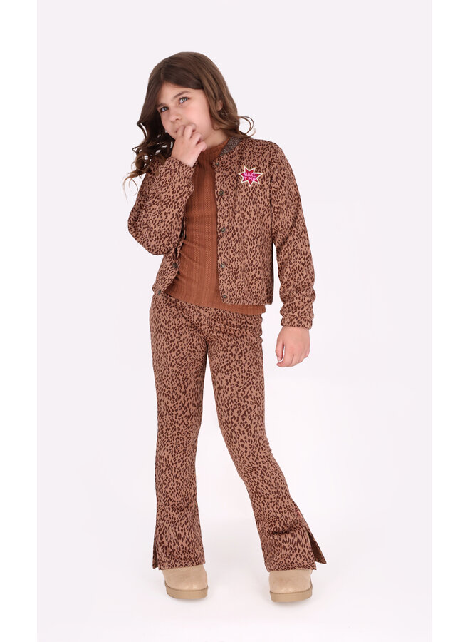 B.Nosy Phae Flared Pants Y608-5624 | Panther Dots Ao-548 (W26)