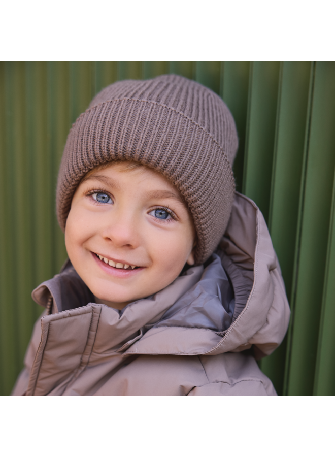 Beanie w. Lining 240495 | Pine Bark 2410