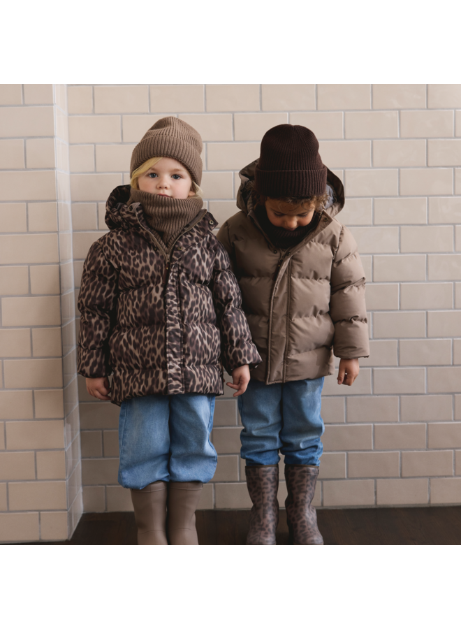 Beanie w. Lining 240495 | Coffee Bean 2124