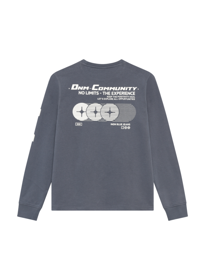 T-Shirt LS AW Sleeve 960816 | Mid Grey-1458 (AW26)