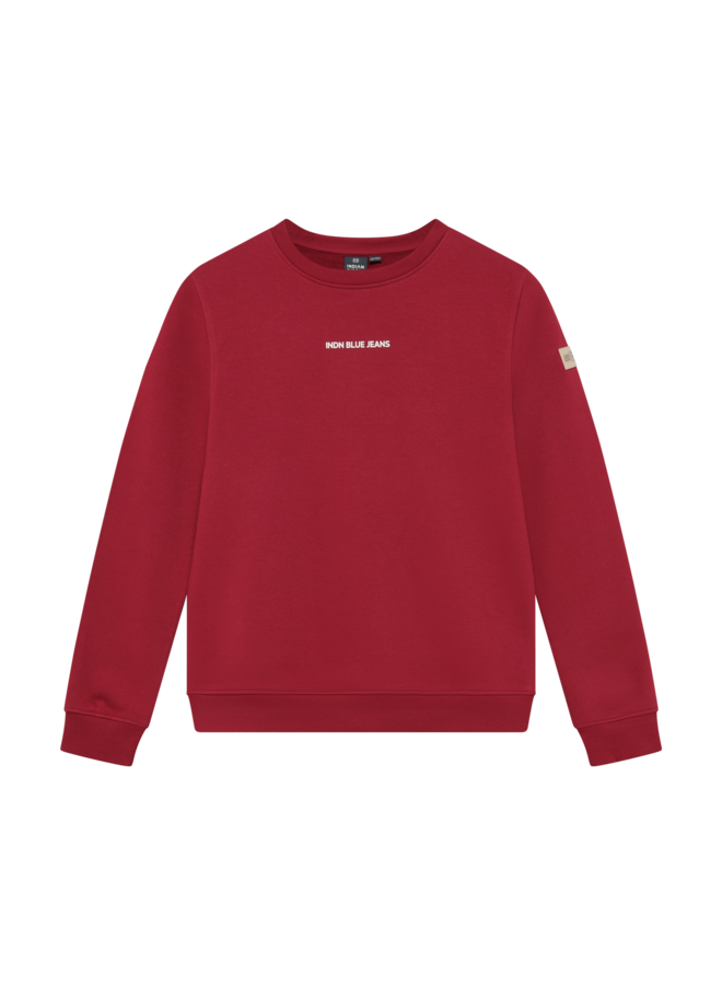 Sweater IB Chest and Backprint 960826 | Soft Bordeaux-4111 (AW26)
