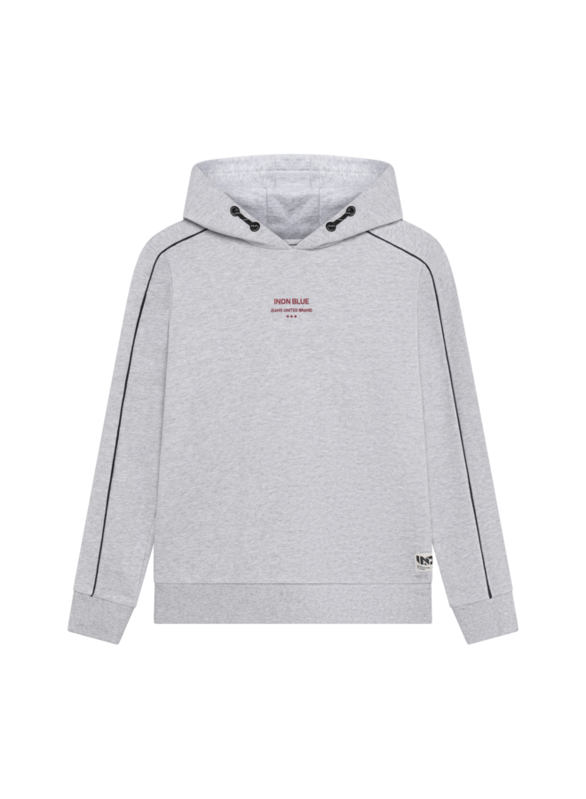 Hoodie Chest and Backprint 960842 | Fresh Grey Melange-1225 (AW26)