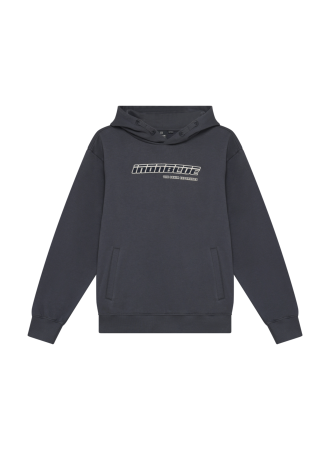 Loose Fit Hoodie Chest Brush 960845 | Mid Grey-1458 (AW26)