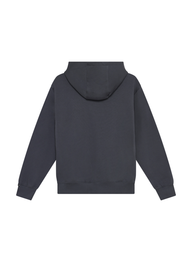 Loose Fit Hoodie Chest Brush 960845 | Mid Grey-1458 (AW26)