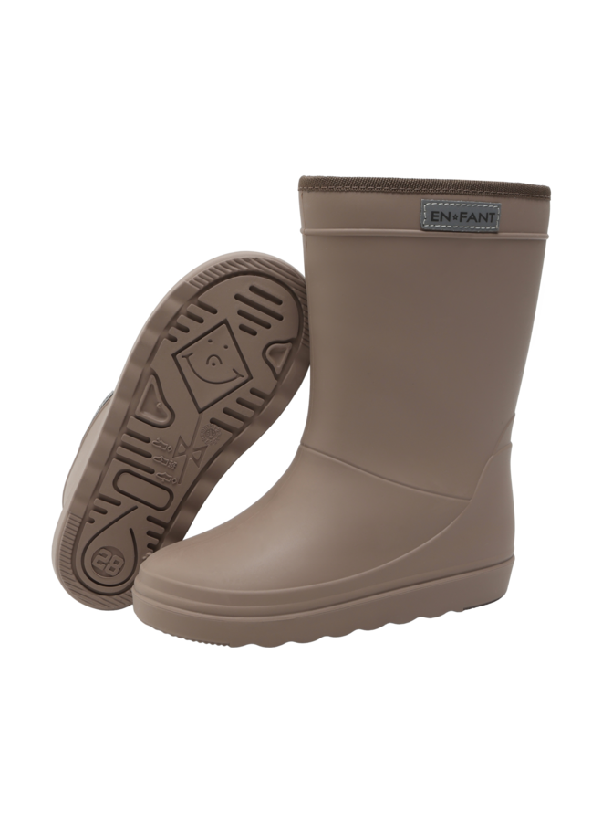 Thermo Boots Solid 250435 | Pine Bark 2410