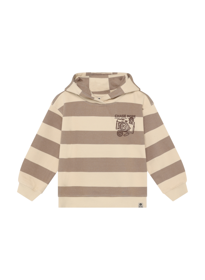 Oversized Hoodie Backprint 920455 | Plaza Taupe-2745 (W26)