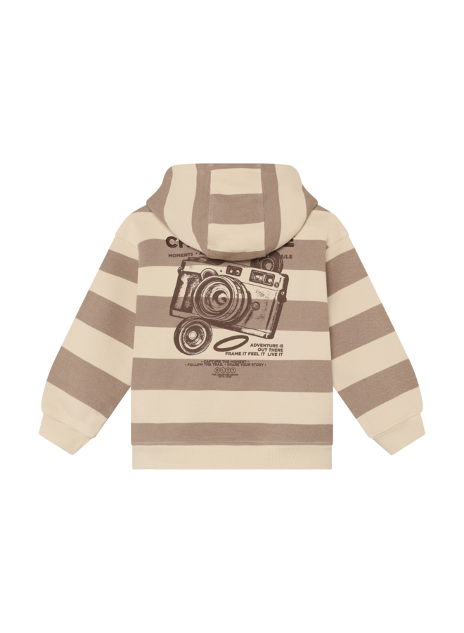 Oversized Hoodie Backprint 920455 | Plaza Taupe-2745 (W26)