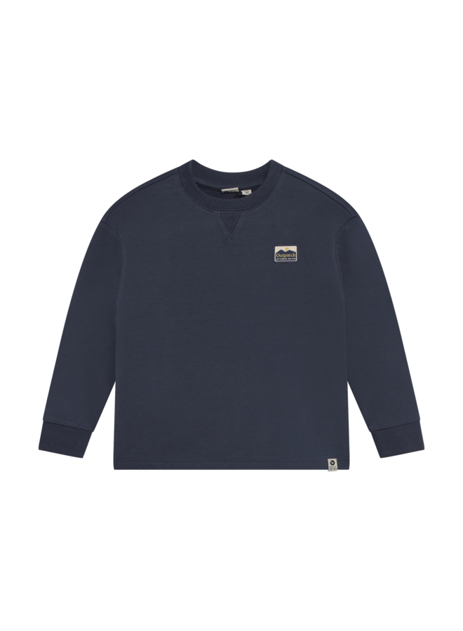 T-shirt Longsleeve Backprint 920462 | Odyssey Gray-3930 (W26)