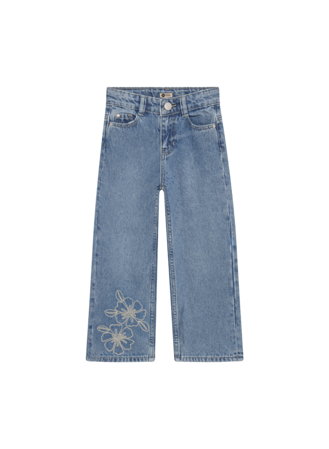 Denim Wide Fit Embroidery 930489 | Blue Denim-7770 (W26)