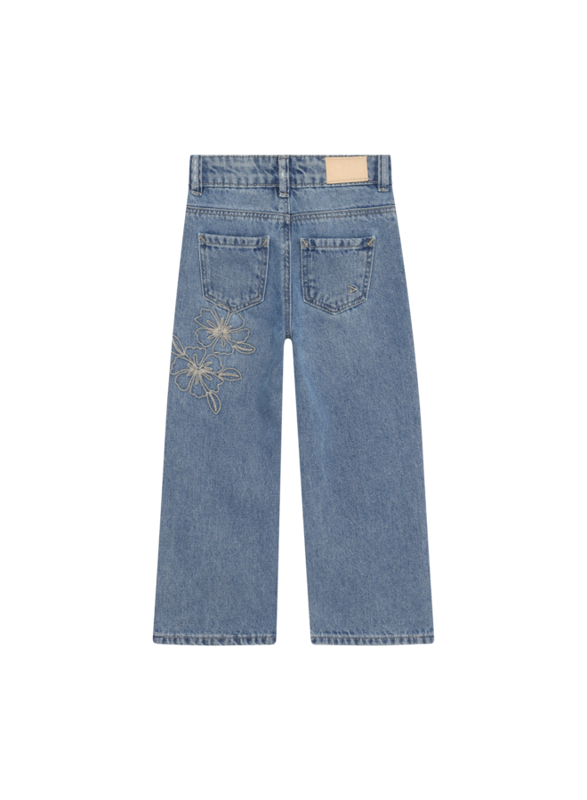Denim Wide Fit Embroidery 930489 | Blue Denim-7770 (W26)