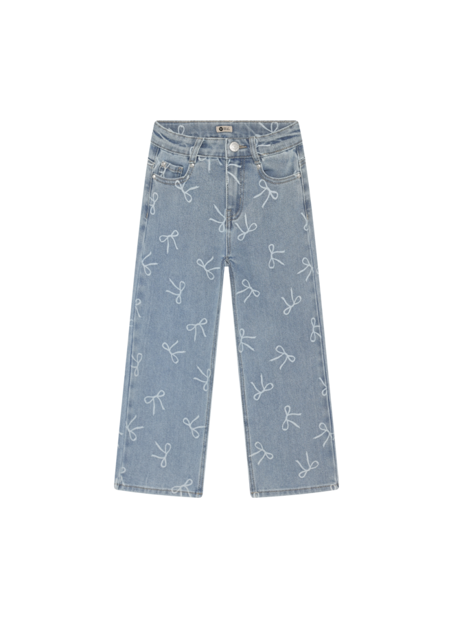 Denim Wide Fit Bow 930490 | Denim-7460 (W26)