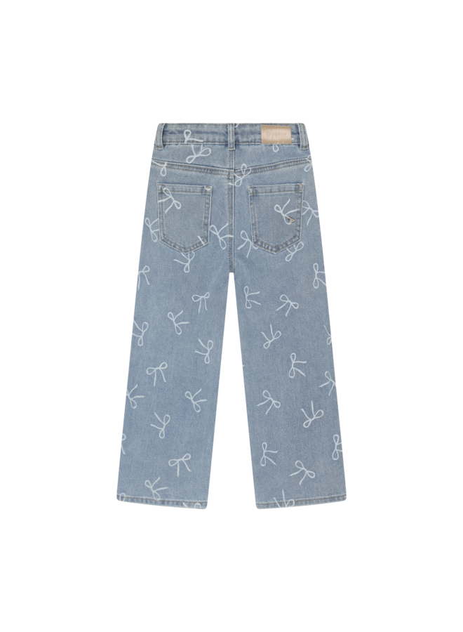 Denim Wide Fit Bow 930490 | Denim-7460 (W26)