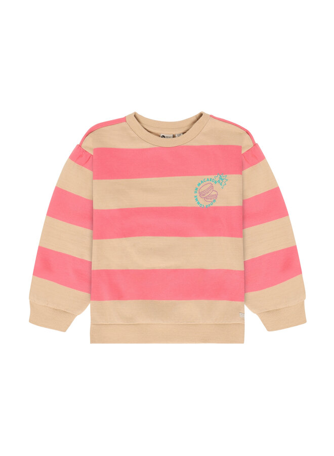 Sweater Big Stripe 930518 | Ginger Root-2120 (W26)