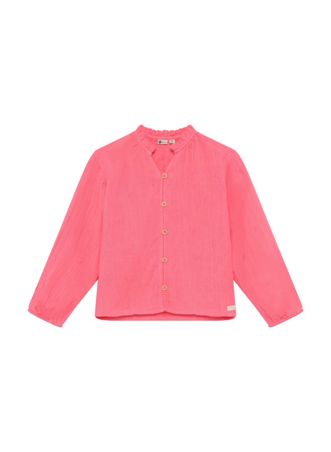 Shirt Longsleeve Embroidery 930532 | Desert Rose-5521 (W26)