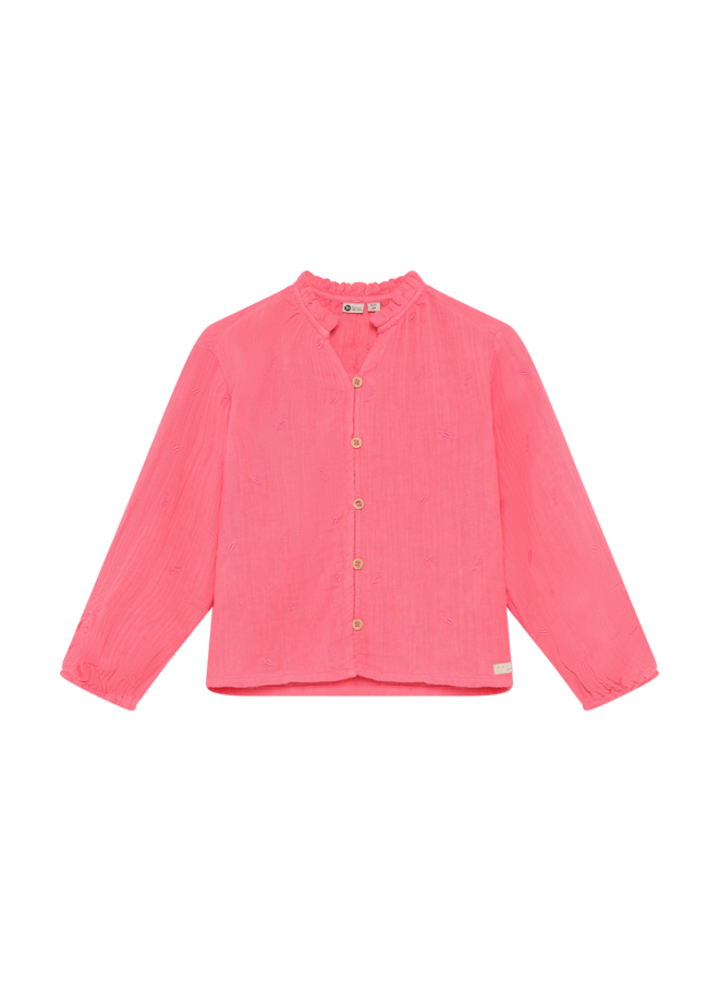 Shirt Longsleeve Embroidery 930532 | Desert Rose-5521 (W26)