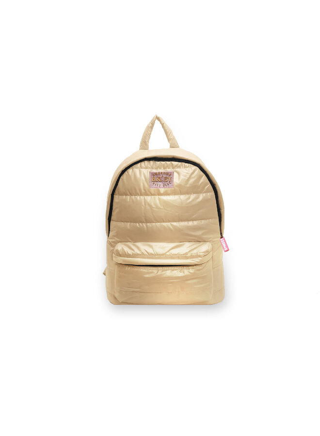 B.Nosy metallic Backpack Y608-5950 | Light gold-535 (W26)