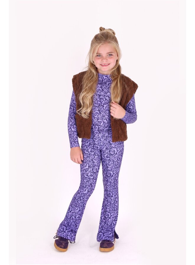 B.Nosy Phoebe Flared Pants Y608-5625 | Candy Flower-938 (W26)