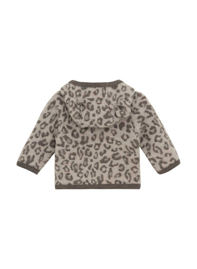 Jacket Ears Wool Fleece Jacq 480950 | Camel Melange-2044
