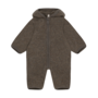 Pram Suit Wool Fleece 6546 | Brown Melange-2152