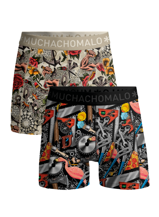 Boys 2-Pack Boxer Shorts TOOLBOXHERO1010-04J | Print/Print