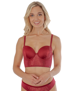 SAPPH Nathalie Padded Bra Red