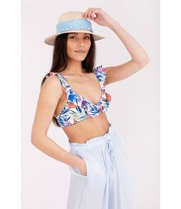 Body Dream Floral Ruffle Bikini