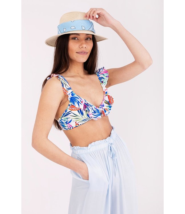 Body Dream Floral Ruffle Bikini