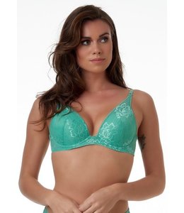 After Eden Fadded Green Bra