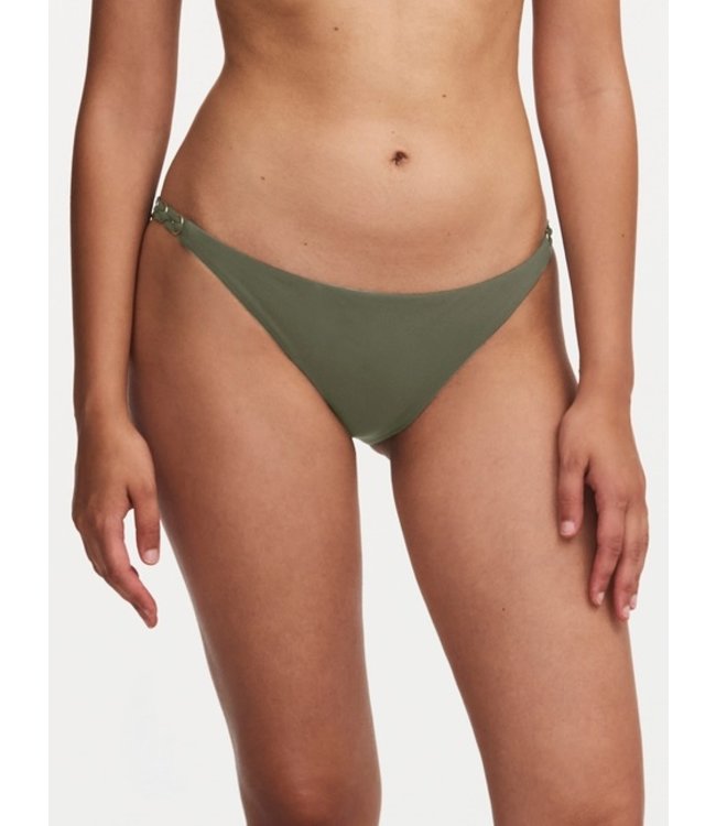 Chantelle Emblem Khaki Slip