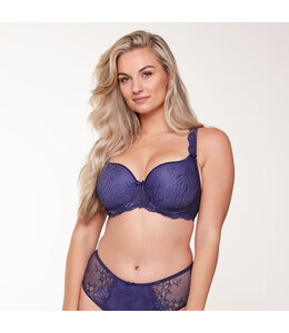 LingaDore Daily Blue Ribbon Jacquard Plus-Fit