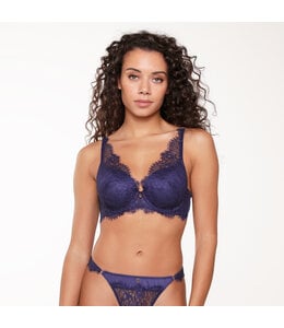 LingaDore Blue Ribbon Lace Triangel