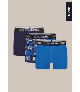 ULTRAMAN 3-pack boxers Micro Navy+Print