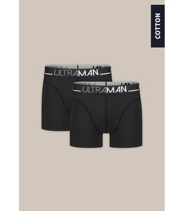 ULTRAMAN 2-pack boxers basic cotton black