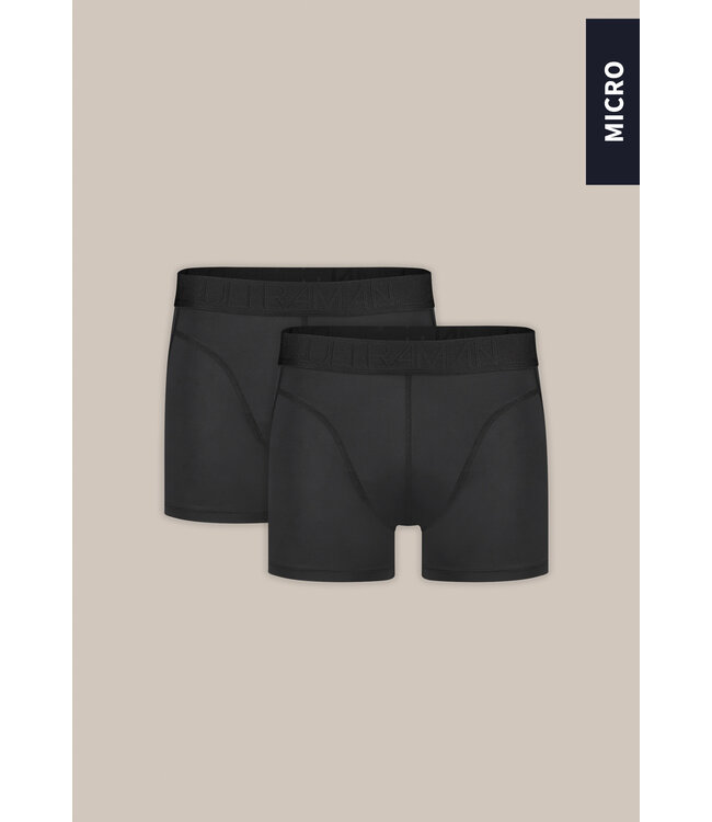 Black 2-pack boxers basic micro