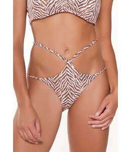 LingaDore Zebra brown tanga