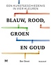  Blauw, rood, groen en goud