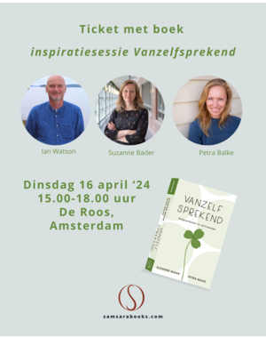  Ticket inspiratiesessie Vanzelfsprekend, met boek. Niet langer bestellen via webshop.