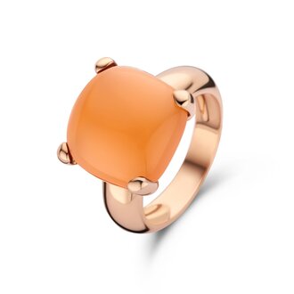 Los Angeles Ring Grande orange moonstone Los Angeles Ring Grande orange moonstone