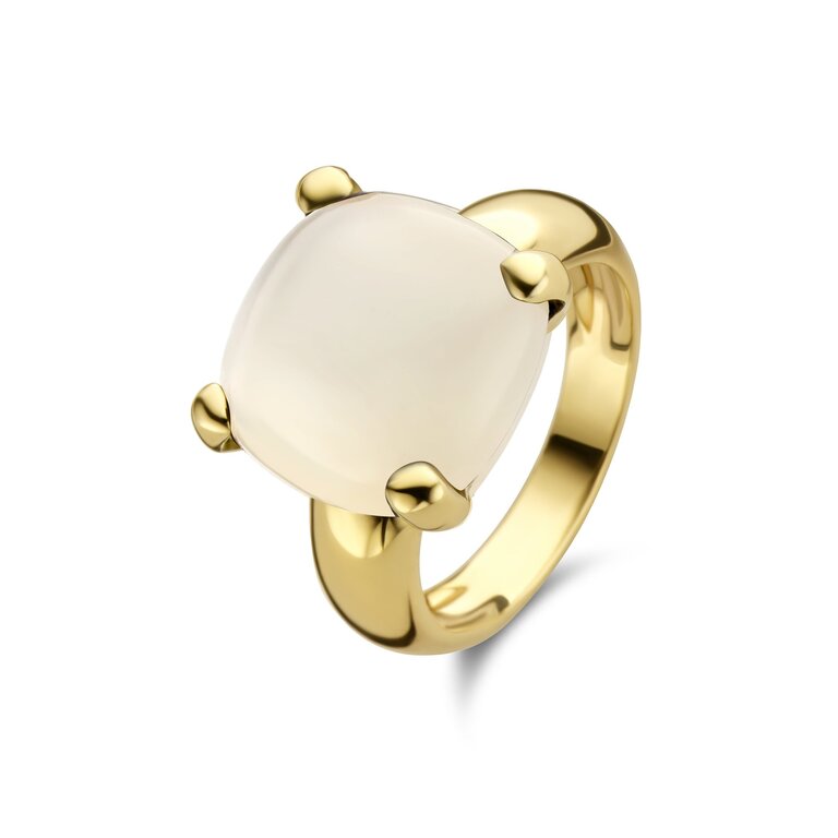 Los Angeles Ring Grande white moonstone