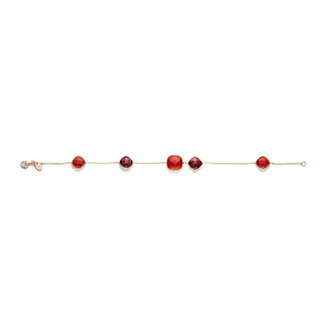 San Marino Bracelet Angolo garnet carnelian