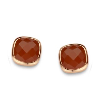 San Marino Earstuds Medio carnelian