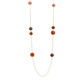 San Marino Necklace Chanel cornaline and garnet