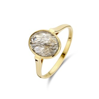 Venice Ring black rutilized quartz Venice Ring black rutilized quartz