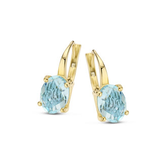 Sienna Earrings Piccolo blue topaz