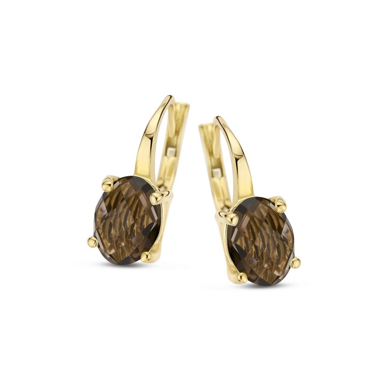 Sienna Earrings Piccolo smoky quartz