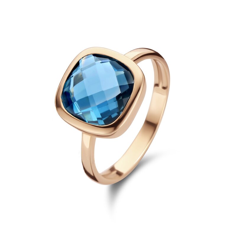 San Marino Ring Grande london blue topaz