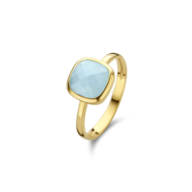 San Marino Ring Medio milky aquamarine