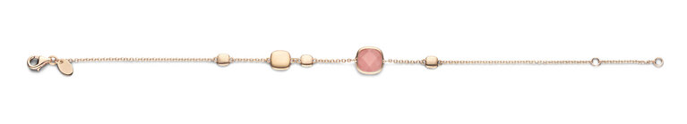 San Marino Piazza Bracelet abricot chalcedone